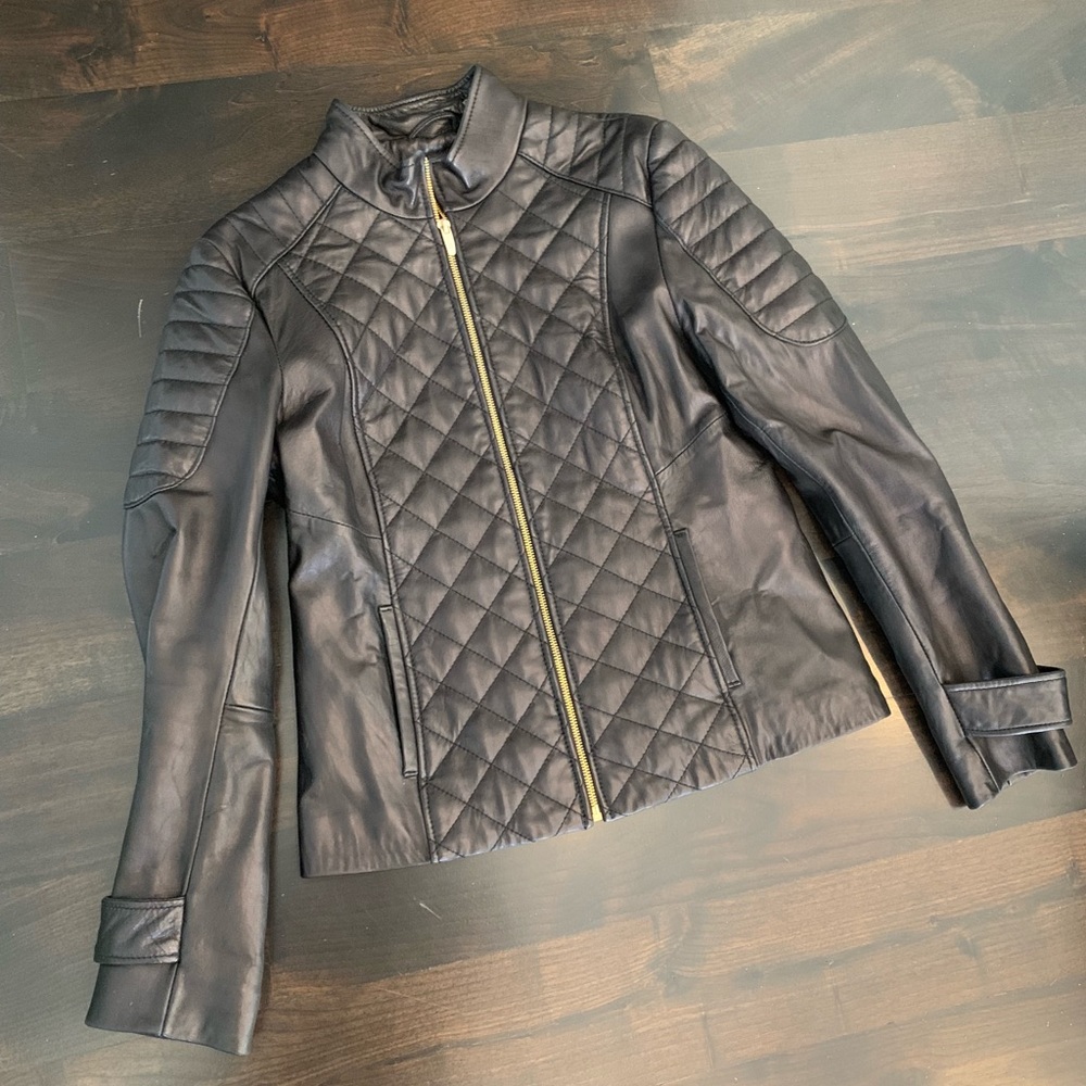 Via Spiga Lamb leather Jacket
